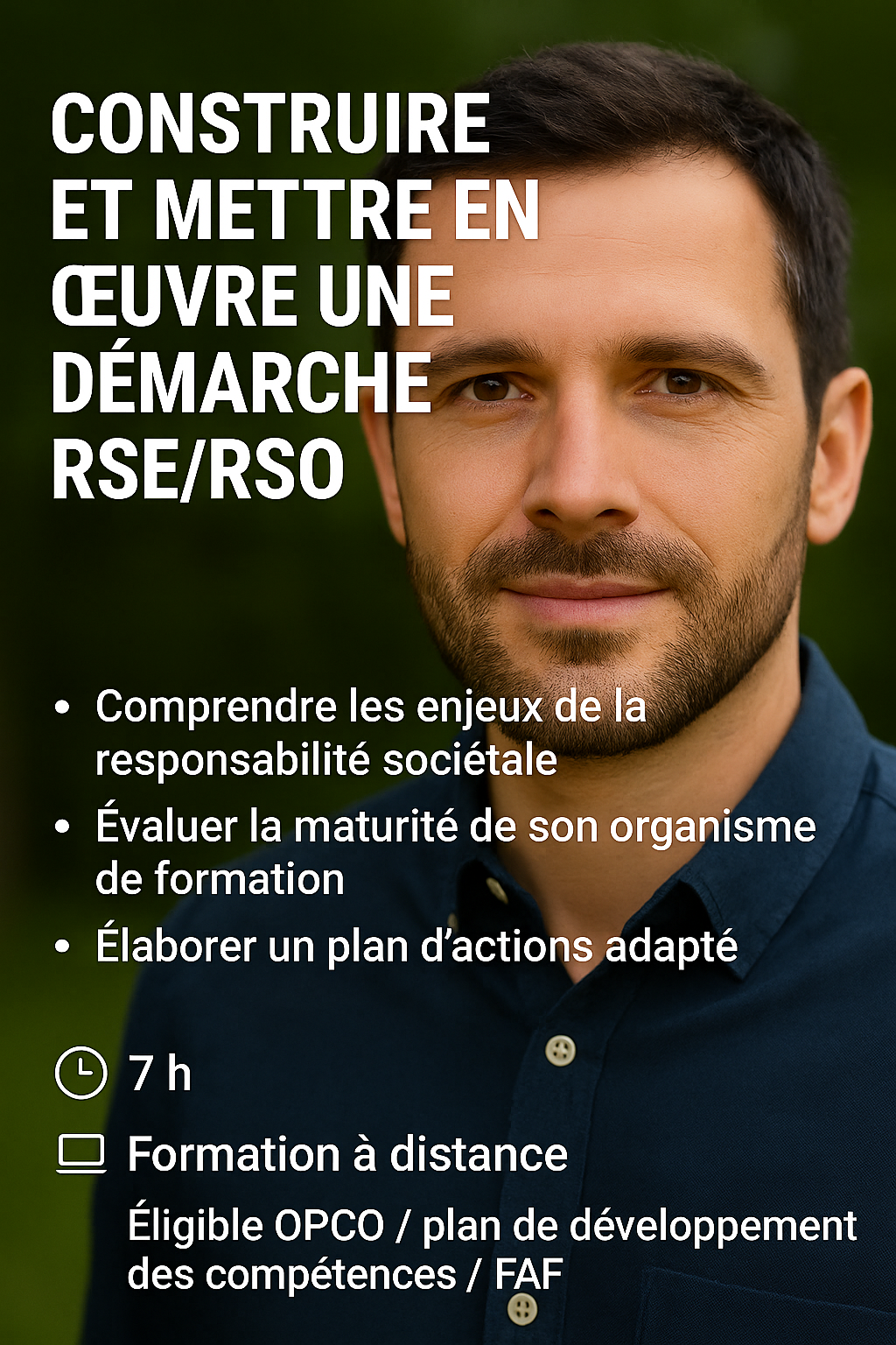 Construire et mettre en œuvre une démarche RSE/RSO